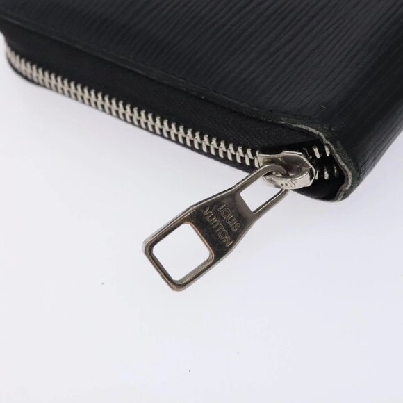 LOUIS VUITTON Epi Zippy Organizer Long Wallet Black M63852 LV Auth 133006 - Picture 8 of 16